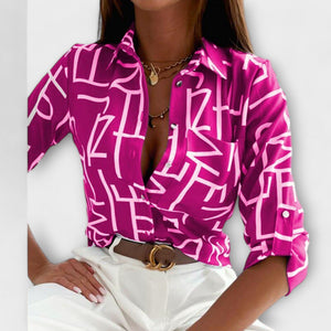 Blusa Ariadna · De cuello clásico