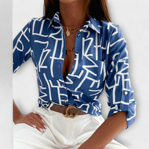 Blusa Ariadna · De cuello clásico