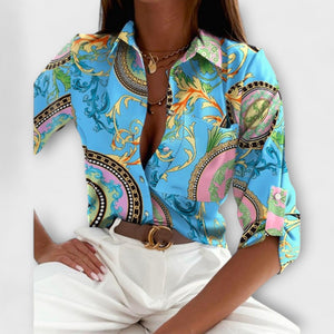 Blusa Ariadna · De cuello clásico